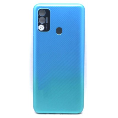 Back Panel Cover For Tecno Spark 7t Blue - Maxbhi Com