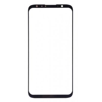 Replacement Front Glass For Meizu 16 Black By - Maxbhi Com
