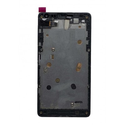 Lcd With Touch Screen For Microsoft Lumia 535 Dual Sim Black By - Maxbhi Com