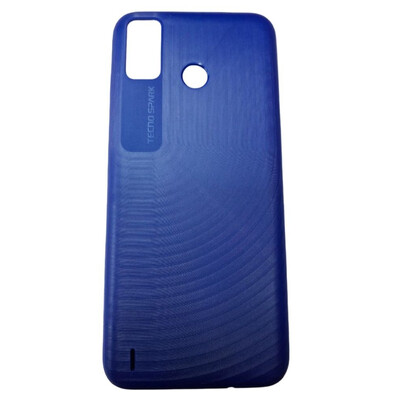 Back Panel Cover For Tecno Spark Go 2021 Blue - Maxbhi Com