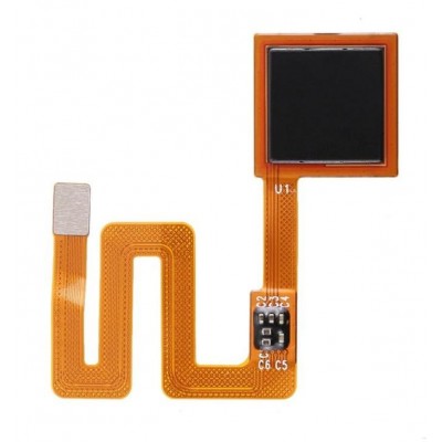Fingerprint Sensor Flex Cable For Xiaomi Redmi Note 4 64gb Black By - Maxbhi Com