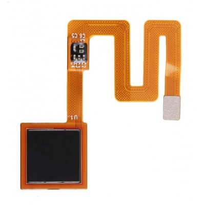 Fingerprint Sensor Flex Cable For Xiaomi Redmi Note 4 64gb Black By - Maxbhi Com