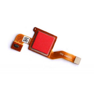 Fingerprint Sensor Flex Cable For Xiaomi Redmi Note 5 Pro Red By - Maxbhi Com