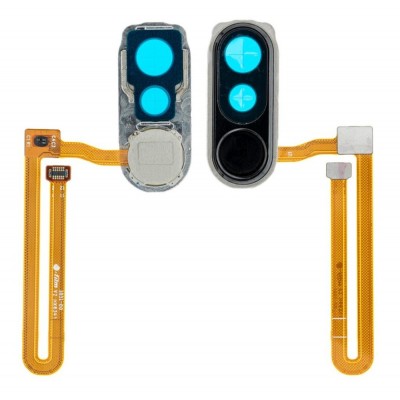 Fingerprint Sensor Flex Cable For Xiaomi Pocophone F1 Black By - Maxbhi Com