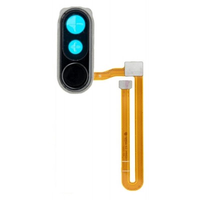 Fingerprint Sensor Flex Cable For Xiaomi Pocophone F1 Black By - Maxbhi Com