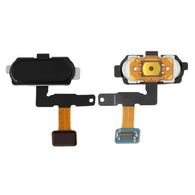 Fingerprint Sensor Flex Cable For Samsung Galaxy J7 Pro Black By - Maxbhi Com