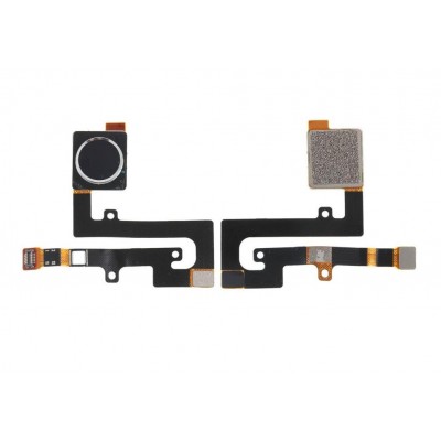 Fingerprint Sensor Flex Cable For Nokia 6 1 Plus Black By - Maxbhi Com