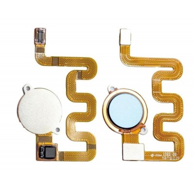 Fingerprint Sensor Flex Cable For Xiaomi Mi A2 Lite Blue By - Maxbhi Com