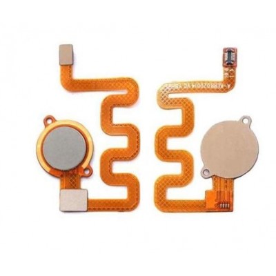 Fingerprint Sensor Flex Cable For Xiaomi Mi A2 Lite Gold By - Maxbhi Com