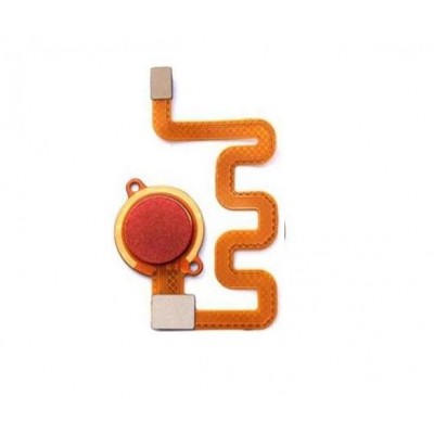 Fingerprint Sensor Flex Cable For Xiaomi Mi A2 Lite Red By - Maxbhi Com