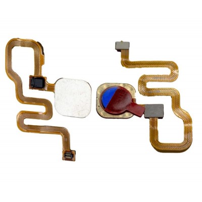 Fingerprint Sensor Flex Cable For Xiaomi Redmi Note 6 Pro White By - Maxbhi Com