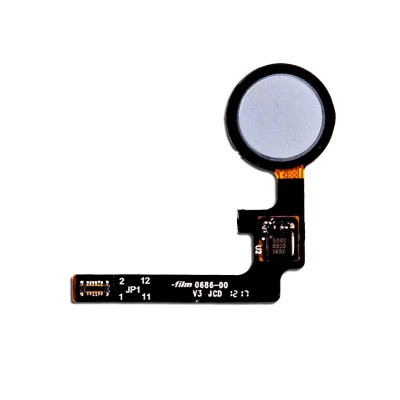 Fingerprint Sensor Flex Cable For Google Pixel 2 Blue By - Maxbhi Com
