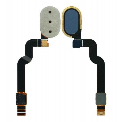 Fingerprint Sensor Flex Cable For Motorola Moto X4 Blue By - Maxbhi Com
