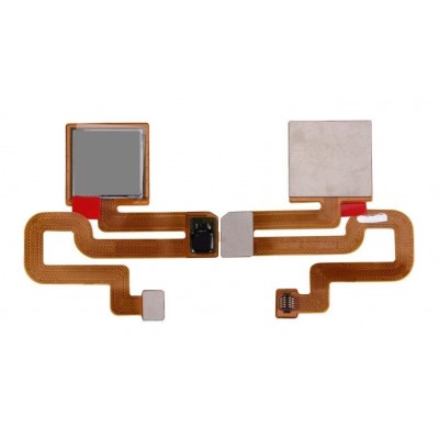 Fingerprint Sensor Flex Cable For Xiaomi Redmi Note 3 Mediatek Grey By - Maxbhi Com