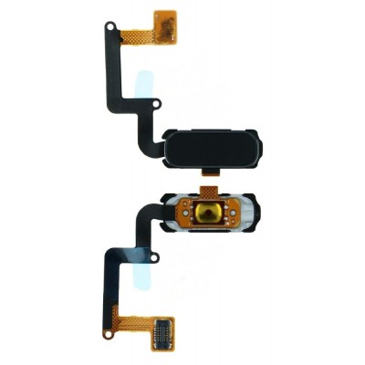 Fingerprint Sensor Flex Cable For Samsung Galaxy A5 2017 Black By - Maxbhi Com