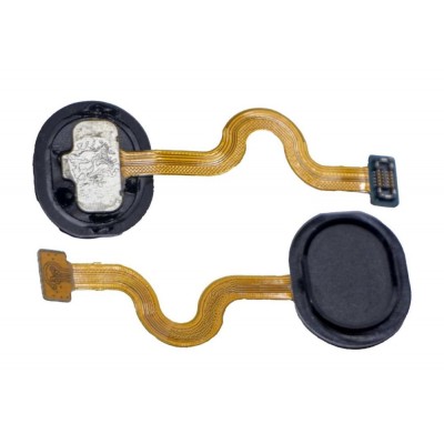 Fingerprint Sensor Flex Cable For Samsung Galaxy M40 Black By - Maxbhi Com