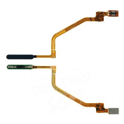 Fingerprint Sensor Flex Cable For Xiaomi Redmi Note 9 Pro Black By - Maxbhi Com
