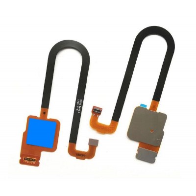 Fingerprint Sensor Flex Cable For Gionee M7 Power Blue By - Maxbhi Com