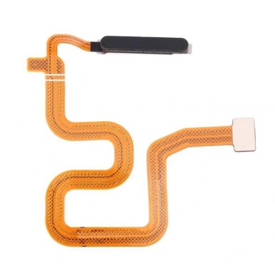 Fingerprint Sensor Flex Cable For Realme 6 Black By - Maxbhi Com