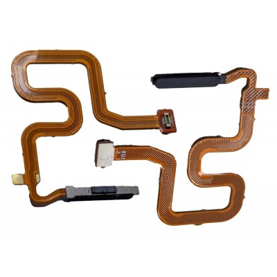 Fingerprint Sensor Flex Cable For Realme 7 Black By - Maxbhi Com