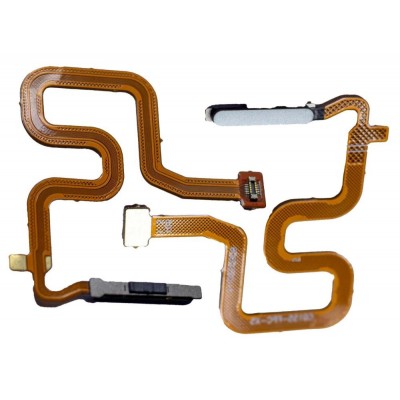 Fingerprint Sensor Flex Cable For Realme 7 White By - Maxbhi Com