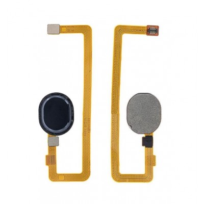 Fingerprint Sensor Flex Cable For Samsung Galaxy A10s Black By - Maxbhi Com