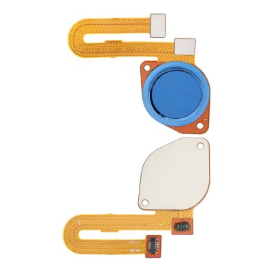 Fingerprint Sensor Flex Cable For Motorola Moto E7 Plus Blue By - Maxbhi Com