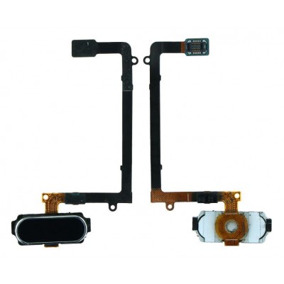 Fingerprint Sensor Flex Cable For Samsung Galaxy S6 Edge Black By - Maxbhi Com