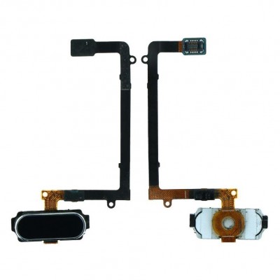 Fingerprint Sensor Flex Cable For Samsung Galaxy S6 Edge Cdma Black By - Maxbhi Com