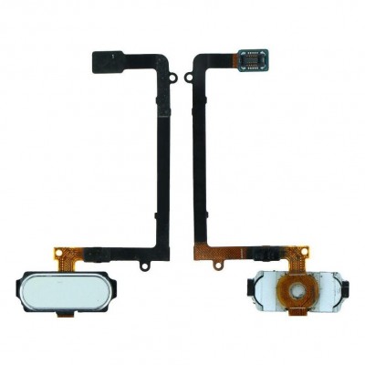 Fingerprint Sensor Flex Cable For Samsung Galaxy S6 Edge Cdma White By - Maxbhi Com