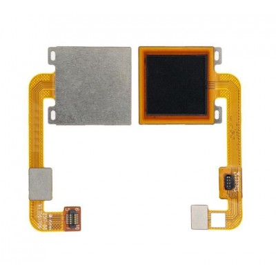 Fingerprint Sensor Flex Cable For Xiaomi Redmi Note 4x Black By - Maxbhi Com