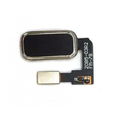 Fingerprint Sensor Flex Cable For Lenovo Vibe P1 Black By - Maxbhi Com