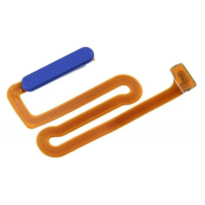 Fingerprint Sensor Flex Cable For Samsung Galaxy A12 Blue By - Maxbhi Com
