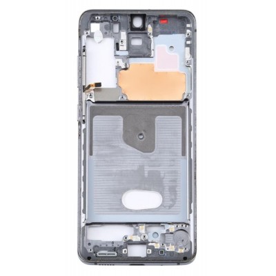 Lcd Frame Middle Chassis For Samsung Galaxy S20 Black By - Maxbhi Com