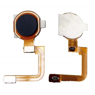 Fingerprint Sensor Flex Cable For Realme C15 Black By - Maxbhi Com