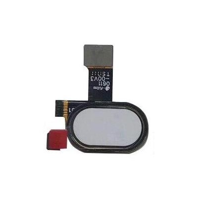 Fingerprint Sensor Flex Cable For Moto E4 White By - Maxbhi Com