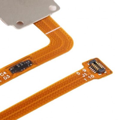 Fingerprint Sensor Flex Cable For Nokia 6 2 Blue By - Maxbhi Com