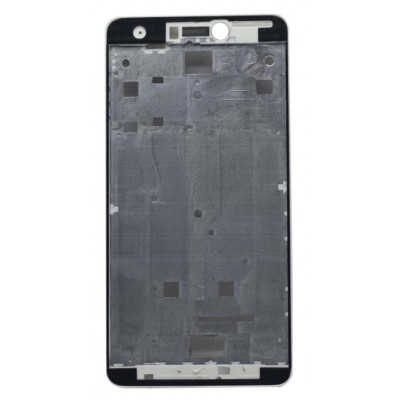 Lcd Frame Middle Chassis For Xiaomi Redmi Note 4 Mediatek White By - Maxbhi Com