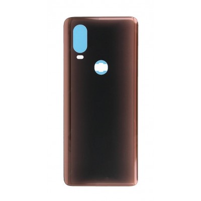 Back Panel Cover For Motorola One Vision Black - Maxbhi Com