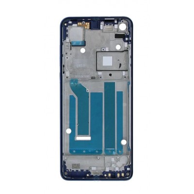 Lcd Frame Middle Chassis For Motorola One Vision White By - Maxbhi Com