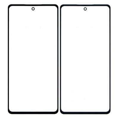 Replacement Front Glass For Samsung Galaxy A52 5g Blue By - Maxbhi Com