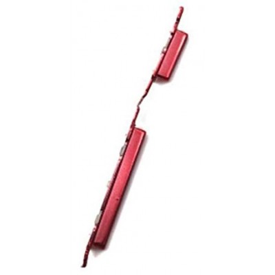 Volume Side Button Outer For Samsung Galaxy M01 Core Red By - Maxbhi Com