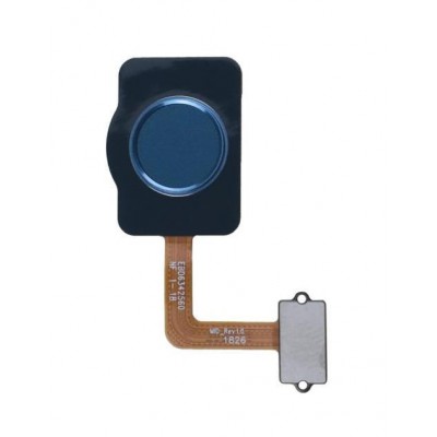 Fingerprint Sensor Flex Cable For Lg Q7 Blue By - Maxbhi Com