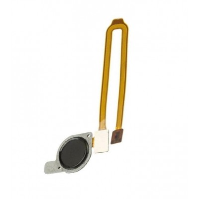 Fingerprint Sensor Flex Cable For Huawei Y7 2019 White By - Maxbhi Com