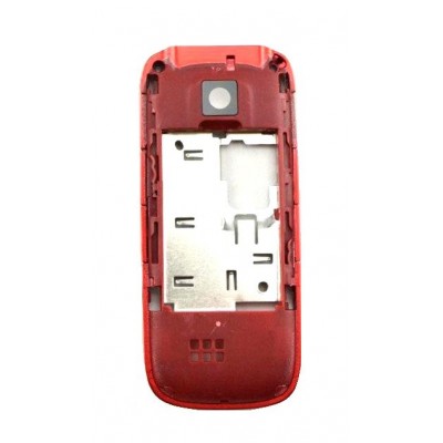 Full Body Faceplate For Nokia 5130 Xpress Music Red With Black - Maxbhi Com