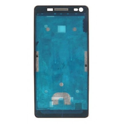 Lcd Frame Middle Chassis For Panasonic Eluga I2 Silver By - Maxbhi Com