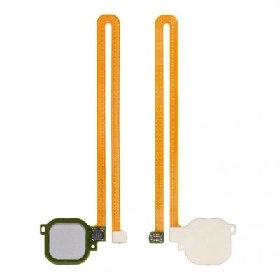 Fingerprint Sensor Flex Cable For Huawei Honor V8 Silver By - Maxbhi Com