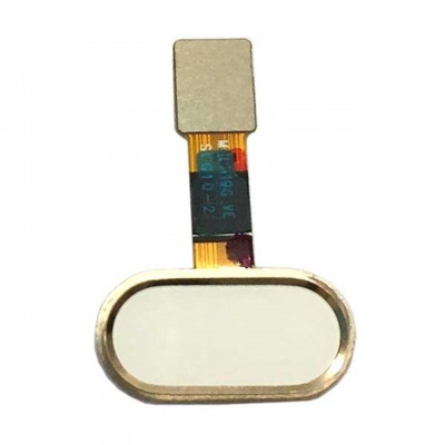 Fingerprint Sensor Flex Cable For Meizu M5s Rose Gold By - Maxbhi Com