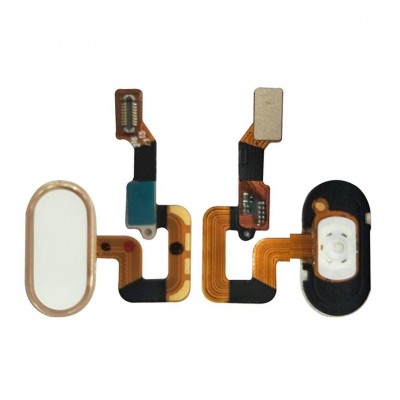 Fingerprint Sensor Flex Cable For Meizu M3 Max Rose Gold By - Maxbhi Com