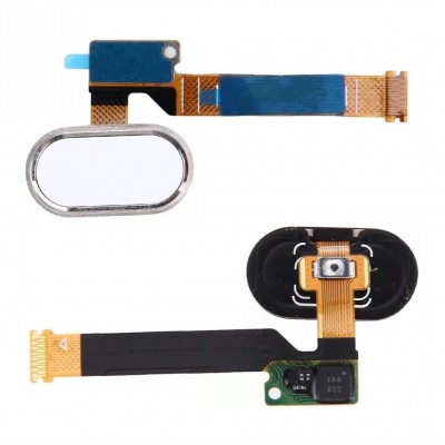 Fingerprint Sensor Flex Cable For Meizu Mx5 Silver By - Maxbhi Com